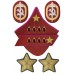 КОМИССАР Государственной Безопасности 1 РАНГА, петлицы и нарукавные знаки, обр. 1937 г.